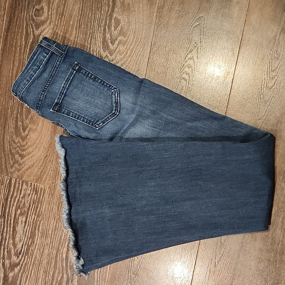 ❤️ JUST BLACK DENIM HIGH RISE CLASSIC BELL BOTTOM FLARE JEANS, 4 (27) - Picture 8 of 9